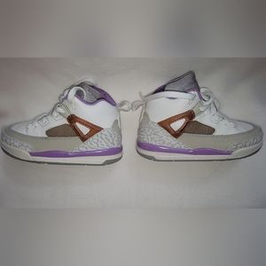 Air Jordan Spizike (GS) - White / Violet - Grey  6c